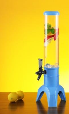 Barraid Beer Tower Dispenser, 3L Capacity, LED Lights Ice Tube Cooling, (NT01 Pink)