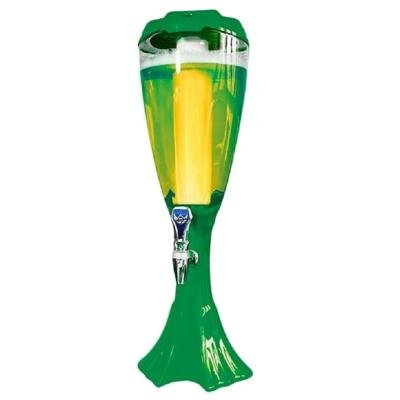 BARRAID Beer Tower, 3000 ml Capacity, Multicolour LED Lights (Blue)