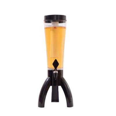BARRAID Tripod Beer Tower/Dispenser/Decanter, 3000 ml/3 L Capacity