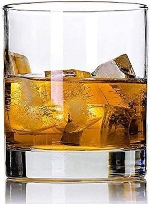BARRAID Crystal Whiskey Glasses, Rocks Glass Classic Design with Heavy Base 300 ML, (Set of 6)